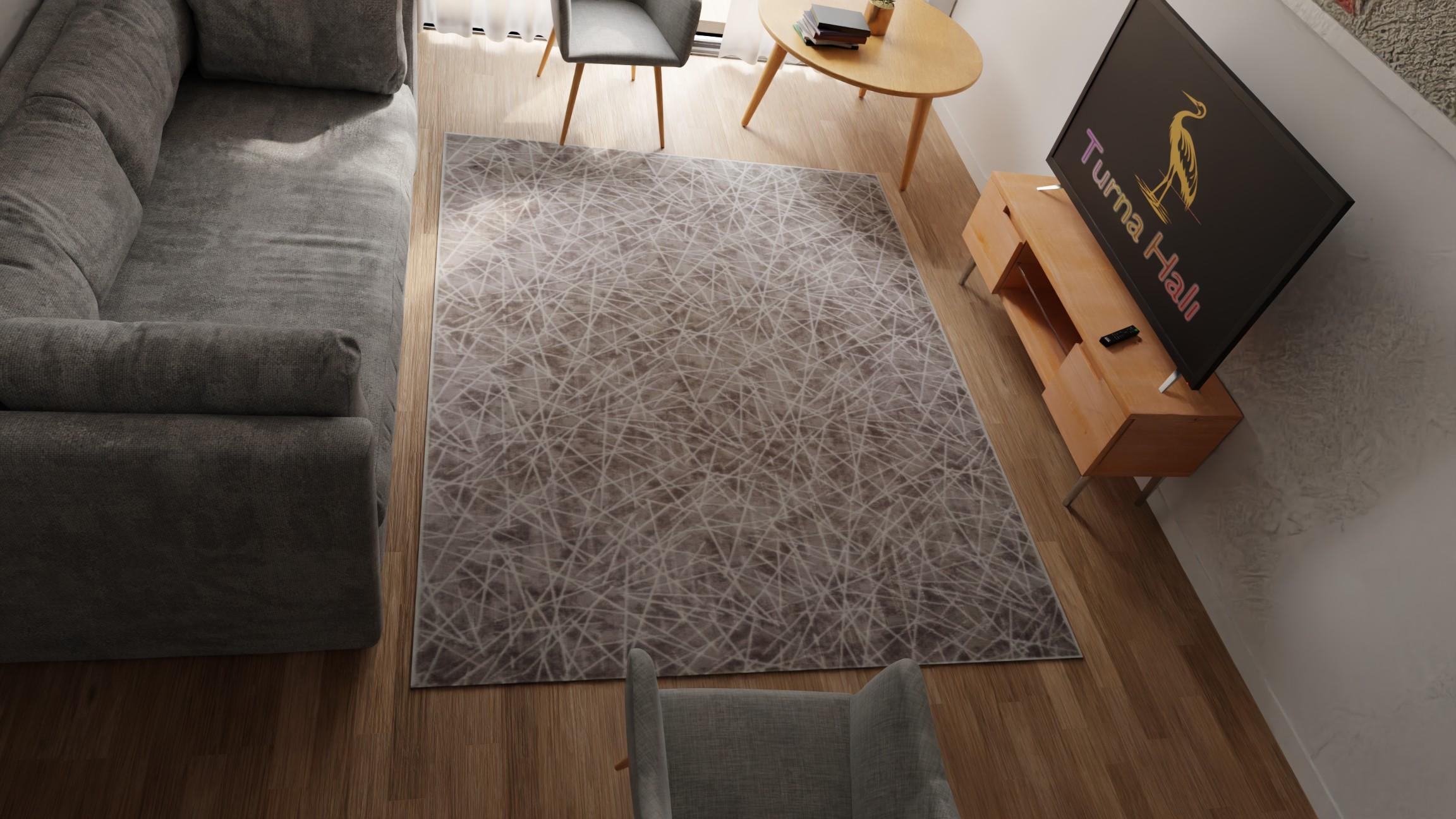 Enerjik Çizgili halı - Yağmurser