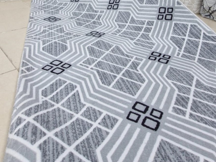 Geometrik Desenli Modern Halı - Plato